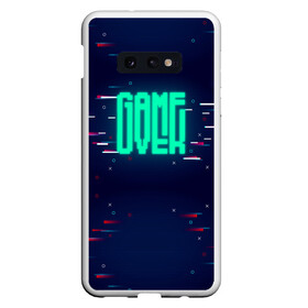 Чехол для Samsung S10E с принтом Game Over в Кировске, Силикон | Область печати: задняя сторона чехла, без боковых панелей | Тематика изображения на принте: darknet | ddos | game | hack | hacker | hax | neon | over | watch dogs | атака | взлом | код | кто я | неон | программист | хакер | хакинг