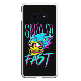 Чехол для Samsung S10E с принтом Gotta go fast в Кировске, Силикон | Область печати: задняя сторона чехла, без боковых панелей | sonic | доктор эггман | ёж | ёж шедоу | ехидна наклз | майлз прауэр | соник | тейлз | эми роуз