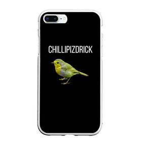 Чехол для iPhone 7Plus/8 Plus матовый с принтом CHILLIPIZDRICK в Кировске, Силикон | Область печати: задняя сторона чехла, без боковых панелей | chill | птица | фразы | чил