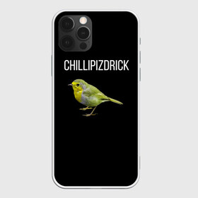 Чехол для iPhone 12 Pro с принтом CHILLIPIZDRICK в Кировске, силикон | область печати: задняя сторона чехла, без боковых панелей | chill | птица | фразы | чил