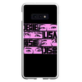 Чехол для Samsung S10E с принтом Black pink eyes в Кировске, Силикон | Область печати: задняя сторона чехла, без боковых панелей | black pink | blackpink | pop | блэк пинк | ким дженни | ким джи су | корейцы | лалиса манобан | музыка | поп | попса | розэ