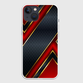 Чехол для iPhone 13 с принтом Black  Red 3D в Кировске,  |  | 3d | 3д | sport | абстракция | линии | паттерн | соты | спортивный стиль | текстуры