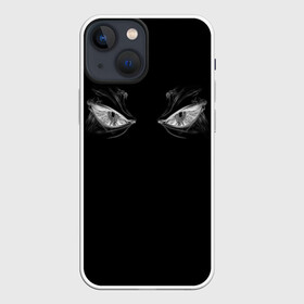 Чехол для iPhone 13 mini с принтом Smoke Eyes в Кировске,  |  | beast | darkness | evil | eyes | monster | otherworld | shadow | sight | sinister | smoke | steam | взгляд | глаза | дым | зверь | зло | зловещие | монстр | пар | потустороннее | существо | тень | тьма