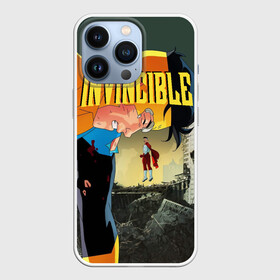 Чехол для iPhone 13 Pro с принтом INVINCIBLE в Кировске,  |  | Тематика изображения на принте: allen | invincible | omni man | omniman | superhero | алиен | аллен | инвинсибл | неуязвимый | омнимэн | супергерои