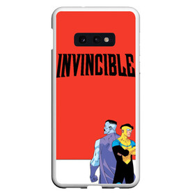 Чехол для Samsung S10E с принтом Invincible в Кировске, Силикон | Область печати: задняя сторона чехла, без боковых панелей | allen | invincible | omni man | omniman | superhero | алиен | аллен | инвинсибл | неуязвимый | омнимэн | супергерои