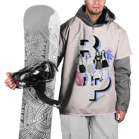Накидка на куртку 3D с принтом BP Style в Кировске, 100% полиэстер |  | black pink | blackpink | pop | блэк пинк | ким дженни | ким джи су | корейцы | лалиса манобан | музыка | поп | попса | розэ