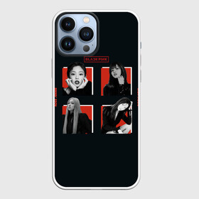 Чехол для iPhone 13 Pro Max с принтом BLACKPINK | Red and black в Кировске,  |  | black pink | blackpink | pop | блэк пинк | ким дженни | ким джи су | корейцы | лалиса манобан | музыка | поп | попса | розэ