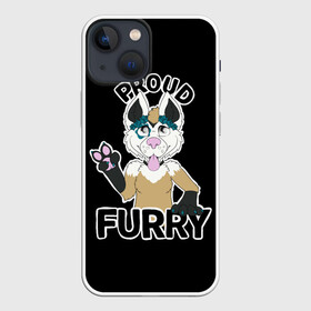 Чехол для iPhone 13 mini с принтом Furry wolf в Кировске,  |  | furry | антропоморфное животное | волк | животные | зверь | фурри | человек