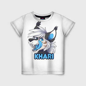 Детская футболка 3D с принтом Furry wolf Khari в Кировске, 100% гипоаллергенный полиэфир | прямой крой, круглый вырез горловины, длина до линии бедер, чуть спущенное плечо, ткань немного тянется | furry | khari | антропоморфное животное | волк | животные | зверь | фурри | человек