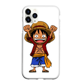 Чехол для iPhone 11 Pro матовый с принтом One piece Луффи ликует в Кировске, Силикон |  | one piece | аниме | луффи