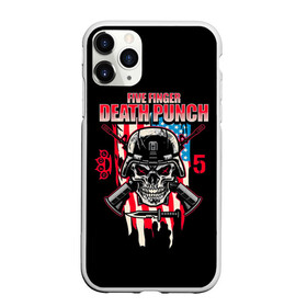 Чехол для iPhone 11 Pro Max матовый с принтом 5FDP | Five Finger Death Punch в Кировске, Силикон |  | Тематика изображения на принте: 5fdp | america | death | ffdp | finger | five | hard | metal | music | punch | rock | skull | states | united | usa | америка | метал | музыка | рок | сша | хард | череп