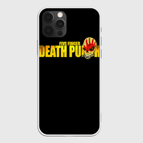 Чехол для iPhone 12 Pro Max с принтом FFDP | Five Finger Death Punch в Кировске, Силикон |  | Тематика изображения на принте: 5fdp | america | death | ffdp | finger | five | hard | metal | music | punch | rock | skull | states | united | usa | америка | метал | музыка | рок | сша | хард | череп