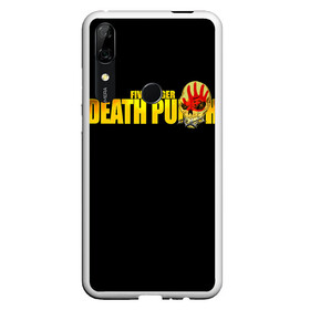 Чехол для Honor P Smart Z с принтом FFDP | Five Finger Death Punch в Кировске, Силикон | Область печати: задняя сторона чехла, без боковых панелей | 5fdp | america | death | ffdp | finger | five | hard | metal | music | punch | rock | skull | states | united | usa | америка | метал | музыка | рок | сша | хард | череп