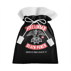 Подарочный 3D мешок с принтом Five Finger Death Punch (5FDP) в Кировске, 100% полиэстер | Размер: 29*39 см | 5fdp | america | death | ffdp | finger | five | hard | metal | music | punch | rock | skull | states | united | usa | америка | метал | музыка | рок | сша | хард | череп