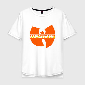 Мужская футболка хлопок Oversize с принтом Wu-Tang Orange в Кировске, 100% хлопок | свободный крой, круглый ворот, “спинка” длиннее передней части | Тематика изображения на принте: black | gza | hip hop | method man | music | new york | odb | old school | rap | rza | wu tang | wu tang clan | аудио | винил | ву тэнг | граффити | диджей | кассета | микрофон | музыка | нью йорк | пластинка | рэп | рэпер | хип хоп