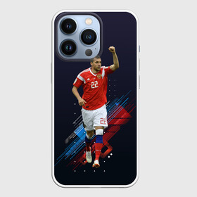 Чехол для iPhone 13 Pro с принтом Артем Дзюба в Кировске,  |  | Тематика изображения на принте: артем дзюба | дзюба | зенит | игра | капитан | мяч | нападающий | россия | сборная | футбол | футболист