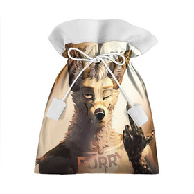Подарочный 3D мешок с принтом Furry jackal в Кировске, 100% полиэстер | Размер: 29*39 см | furry | jackal | антропоморфные животные | люди животные | показывает | средний палец | фурри | фурри фэндом | шакал