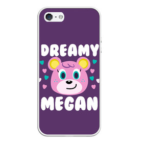 Чехол для iPhone 5/5S матовый с принтом Dreamy Megan в Кировске, Силикон | Область печати: задняя сторона чехла, без боковых панелей | animal crossing | game | games | анимал | играб игры | изабель | кросинг | кроссинг | мистер ресетти | том нук | энимал