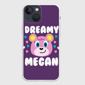 Чехол для iPhone 13 mini с принтом Dreamy Megan в Кировске,  |  | Тематика изображения на принте: animal crossing | game | games | анимал | играб игры | изабель | кросинг | кроссинг | мистер ресетти | том нук | энимал