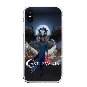 Чехол для iPhone XS Max матовый с принтом Castlevania Исаак в Кировске, Силикон | Область печати: задняя сторона чехла, без боковых панелей | alucard | anime | blood | castlevania | death | demon | dracula | evil | isaac | monster | netflix | sypha belnades | trevor belmont | vampire | vlad tepes | алукард | аниме | вампир | влад цепеш | демон | дракула | зло | каслвания | кровь | монстр | нетф