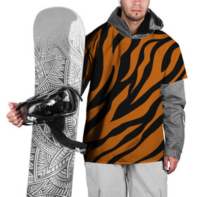 Накидка на куртку 3D с принтом Тигровый Камуфляж в Кировске, 100% полиэстер |  | Тематика изображения на принте: camo | tiger | камуфляж | полосы | тигр
