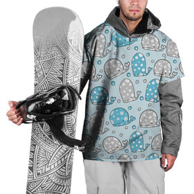 Накидка на куртку 3D с принтом Киты паттерн в Кировске, 100% полиэстер |  | Тематика изображения на принте: whale | белый кит | кит | киты | морские | паттерн | синий кит