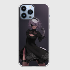 Чехол для iPhone 13 Pro Max с принтом nier в Кировске,  |  | 2b | ahegao | anime | girl | nier automata | replicant | waifu | аниме | ахегао | нир автомата | отаку | охегао | тян | тяночка