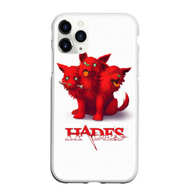 Чехол для iPhone 11 Pro матовый с принтом Hades wolf в Кировске, Силикон |  | hades | puppy | red | roguelike | three headed | wolf | бесконечные круги ада | волк | компьютерная игра | красный | трехглавый | щенок