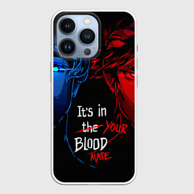 Чехол для iPhone 13 Pro с принтом Hades в Кировске,  |  | Тематика изображения на принте: hades | it is in the blood | it is in your blood mate | бог | загрей | компьютерная игра | мифология | сын аида