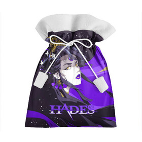 Подарочный 3D мешок с принтом Hades Nyx в Кировске, 100% полиэстер | Размер: 29*39 см | nyx | roguelike | бесконечные круги ада | звезды | компьютерная игра | космос | мифология | никс