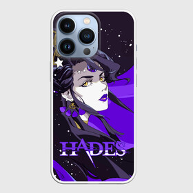 Чехол для iPhone 13 Pro с принтом Hades Nyx в Кировске,  |  | Тематика изображения на принте: nyx | roguelike | бесконечные круги ада | звезды | компьютерная игра | космос | мифология | никс