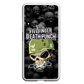 Чехол для Honor 20 с принтом Five Finger Death Punch 5FDP (Z) в Кировске, Силикон | Область печати: задняя сторона чехла, без боковых панелей | Тематика изображения на принте: 5fdp | 5фдп | ffdp | five finger death punch | ivan moody | living the dream | zoltan bathory | альтернатива | грув метал | золтан батори | музыка | ню метал | рок | хард рок