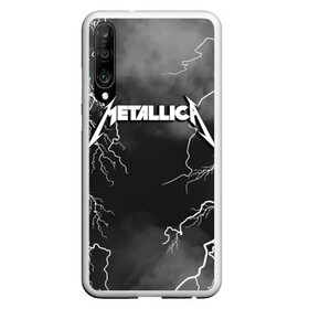 Чехол для Honor P30 с принтом METALLICA РАЗРЯД МОЛНИИ в Кировске, Силикон | Область печати: задняя сторона чехла, без боковых панелей | metalica | metallica | группа | джеймс хэтфилд | кирк хэмметт | ларс ульрих | метал | металика | металлика | миталика | молния | музыка | разряд молнии | роберт трухильо | рок | трэш | трэшметал | хард | хеви