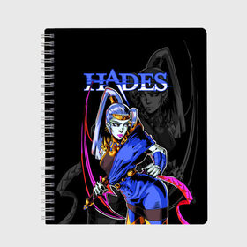 Тетрадь с принтом Hades Megaera в Кировске, 100% бумага | 48 листов, плотность листов — 60 г/м2, плотность картонной обложки — 250 г/м2. Листы скреплены сбоку удобной пружинной спиралью. Уголки страниц и обложки скругленные. Цвет линий — светло-серый
 | Тематика изображения на принте: hades | megaera | roguelike | аид | бесконечные круги ада | компьютерная игра | мегера | мифология