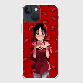 Чехол для iPhone 13 mini с принтом Госпожа Кагуя в Кировске,  |  | anime girl | baby | kaguya | kaguya sama | kaguya sama: love is war | kawaii | love | rose | госпожа кагуя в любви как на войне | девочка | девушка | кавайный | кагуя | кагуя шиномия | лепестки роз | любовь | милые | персонажи аниме | розы 