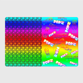 Магнитный плакат 3Х2 с принтом POP it! в Кировске, Полимерный материал с магнитным слоем | 6 деталей размером 9*9 см | pop it | rainbow | simple dimple | toy | игрушка | поп ит | радуга | симпл димпл