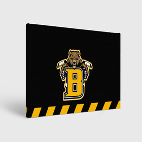 Холст прямоугольный с принтом BOSTON BRUINS в Кировске, 100% ПВХ |  | Тематика изображения на принте: black | boston | bruins | hockey | ice | logo | nhl | sport | usa | бостон | брюинз | кубок | логотип | медведь | нхл | спорт | стэнли | хоккей