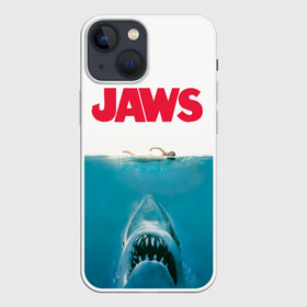 Чехол для iPhone 13 mini с принтом Jaws 1975 в Кировске,  |  | jaws | jaws 2 | jaws movie | кино | челюсти | челюсти 2 | челюсти фильм