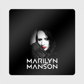 Магнит виниловый Квадрат с принтом MARILYN MANSON в Кировске, полимерный материал с магнитным слоем | размер 9*9 см, закругленные углы | alternative | manson | music | rock | usa | искусство | картина | метал | музыка | мэрлин мэнсон | панк | рок