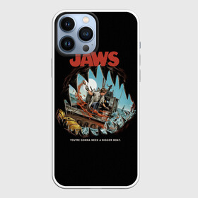 Чехол для iPhone 13 Pro Max с принтом Jaws cinema в Кировске,  |  | Тематика изображения на принте: jaws | jaws 2 | jaws movie | кино | челюсти | челюсти 2 | челюсти фильм