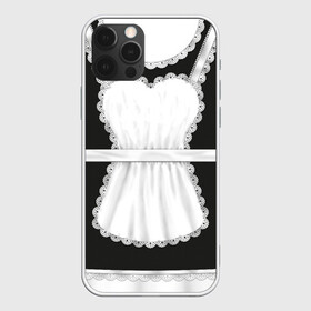 Чехол для iPhone 12 Pro Max с принтом Горничная в Кировске, Силикон |  | apron | lace | maid | maid outfit | maid uniform | горничная | костюм горничной | кружево | передник | униформа горничной | фартук | форма горничной