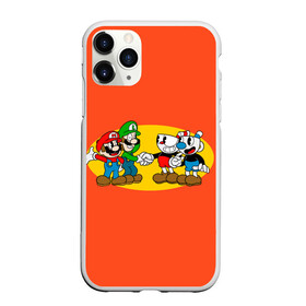 Чехол для iPhone 11 Pro Max матовый с принтом CupHead x Mario в Кировске, Силикон |  | arkade | cup head | cuphead | game | games | mario | аркада | игра | игры | кап хэд | капхед | купа хэд | марио | сгз руфв | сгзруфв | чашкоголовый