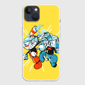 Чехол для iPhone 13 с принтом Cuphead bros в Кировске,  |  | arkade | cup head | cuphead | game | games | аркада | игра | игры | кап хэд | капхед | купа хэд | сгз руфв | сгзруфв | чашкоголовый