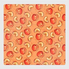Магнитный плакат 3Х3 с принтом Яблоки в Кировске, Полимерный материал с магнитным слоем | 9 деталей размером 9*9 см | apple | art | background | drawing | food | fruit | texture | арт | еда | рисунок | текстура | фон | фрукты | яблоки