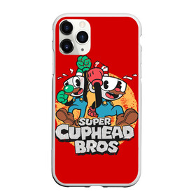 Чехол для iPhone 11 Pro матовый с принтом Super Cuphead Bros в Кировске, Силикон |  | arkade | cup head | cuphead | game | games | mario | аркада | игра | игры | кап хэд | капхед | купа хэд | марио | сгз руфв | сгзруфв | чашкоголовый