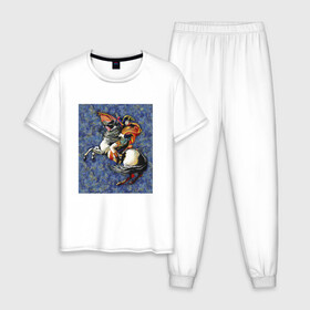 Мужская пижама хлопок Наполеон в стиле Ван Гога купить в Кировске