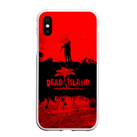 Чехол для iPhone XS Max матовый с принтом Island of blood в Кировске, Силикон | Область печати: задняя сторона чехла, без боковых панелей | dead island | game | games | zombi | zomby | апокалепсис | апокалипсис | вуфв шыдфтв | дэд исланд | зомби | игра | игры | мертвый остров