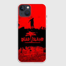 Чехол для iPhone 13 с принтом Island of blood в Кировске,  |  | Тематика изображения на принте: dead island | game | games | zombi | zomby | апокалепсис | апокалипсис | вуфв шыдфтв | дэд исланд | зомби | игра | игры | мертвый остров