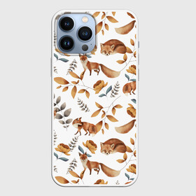 Чехол для iPhone 13 Pro Max с принтом Лиса в Кировске,  |  | Тематика изображения на принте: лис | лиса | лиса гуляет | лиса спит | личика