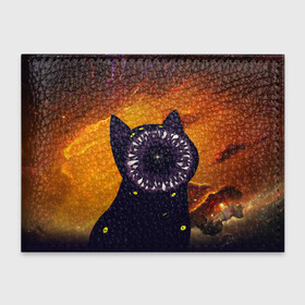 Обложка для студенческого билета с принтом Космический кот | Space Cat (Z) в Кировске, натуральная кожа | Размер: 11*8 см; Печать на всей внешней стороне | Тематика изображения на принте: cat | cats | colors | galaxy | meow | paints | space | star
nebula | абстракция | вселенная | галактика | звезда | звезды | космический | кот | котик | котики | коты | кошка | кошки | красивая кошка | краски | мяу | планеты